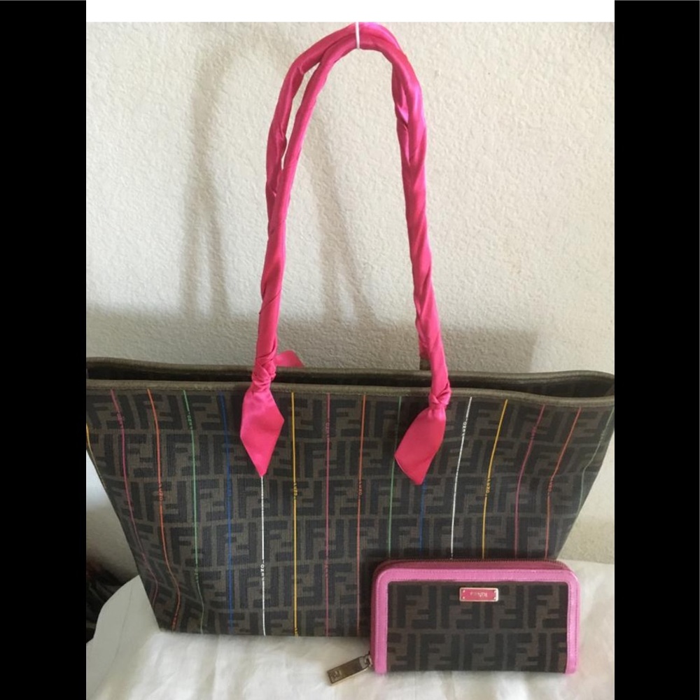 Authentic Fendi TOTE & WALLET